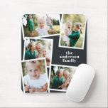 Modern stylish multi photo family home decor mouse pad<br><div class="desc">Modern stylish multi photo family home decor. Colors can be changed.</div>