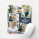 Modern stylish multi photo family home decor mouse pad<br><div class="desc">Modern stylish multi photo family home decor. Colors can be changed.</div>