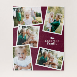 Modern stylish multi photo family home   jigsaw puzzle