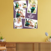 Modern stylish multi photo family purple decor (Insitu(LivingRoom))