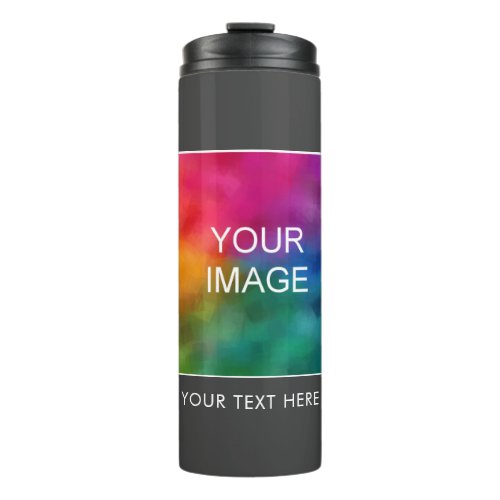 Modern Stylish Photo Or Logo Simple Template Best Thermal Tumbler