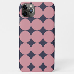Modern Stylish Pink Polka Dot iPhone 11 Pro Max Case