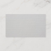 Modern Stylish Professional Design Elegant Plain Business Card (Back)