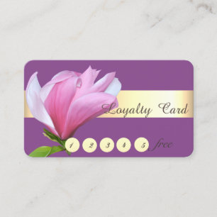 Modern Stylish,Professional,Magnolia Loyalty Card