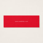 Modern Stylish Simple Bright Red Price Tag