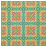 Modern Stylish Squares Triangles Polygon Pattern Fabric