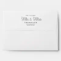 Modern Script 5 x 7 Envelopes with Return Address