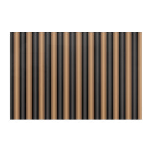 Modern Stylish Toasted Brown Stripes with Depth Acrylic Print