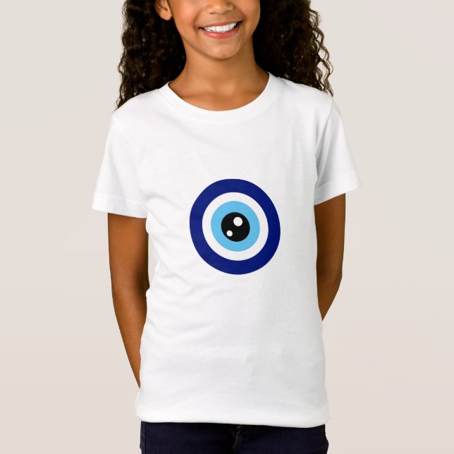 Modern Stylish Turkish Evil Eye Protection T-Shirt (Front)
