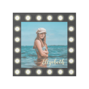 Modern Stylish Unique Black Square Photo Frame Gallery Wrap