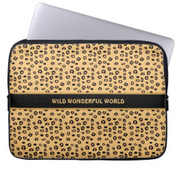 Modern stylish wild tiger pattern laptop sleeve