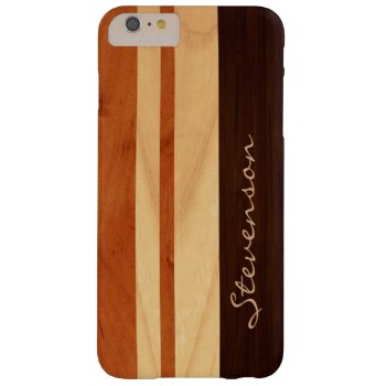 Modern Stylish Wood Stripes - Faux Wood Grain Look Barely There Iphone 6 Plus Case by UrHomeNeeds at Zazzle