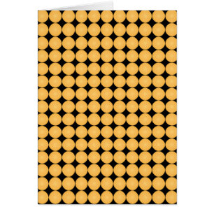 Modern Stylish Yellow Polka Dot Cards