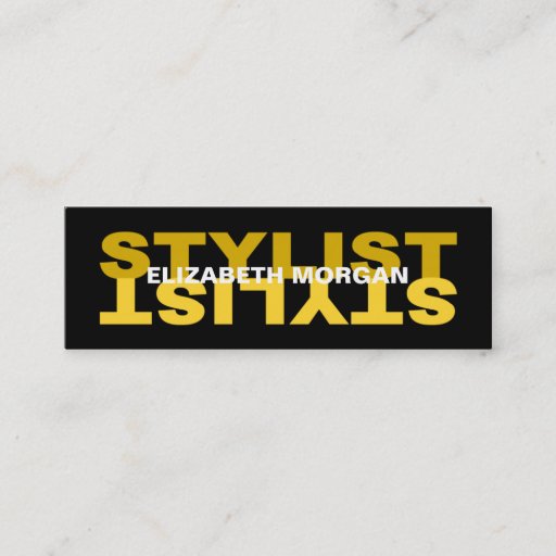 Customizable Modern Stylist Card Business Card Template
