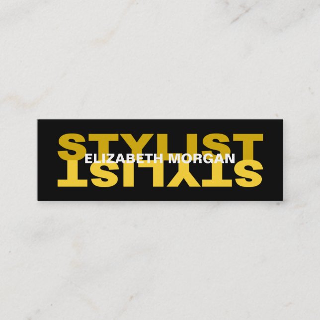 Modern Stylist Card (Front)