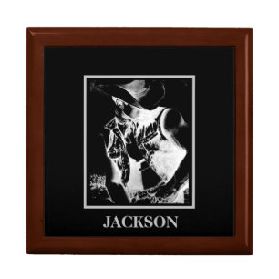 Modern Stylistic Personalized Cowboy Keepsake Gift Box