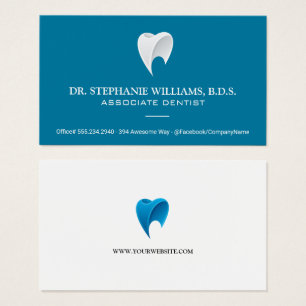 Modern Stylized Tooth Logo Dental