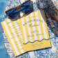 Modern Summer Bachelorette Weekend Invitation
