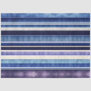 Modern Summer Navy Blue Boat Stripes Collection Tissue Paper