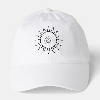 Modern Sunburst Minimalist Cap