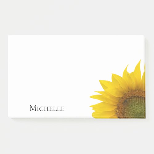 Modern Sunflower Country Floral Post_it Notes