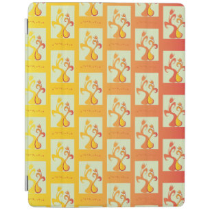 Modern Sunny yellow Tulip Couple illustration iPad Smart Cover