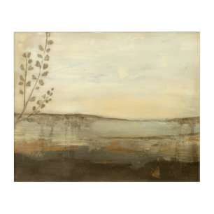 Modern Sunset Landscape Oil Painting Acrylic Print