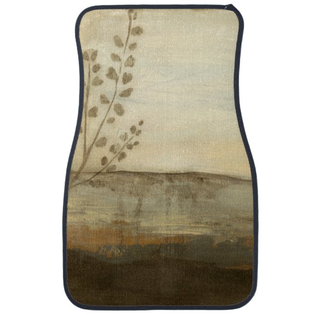Modern Sunset Landscape Oil Painting Car Floor Mat (Front)