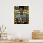 Modern sweet 16 party photo welcome sign