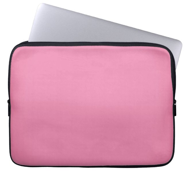 Modern Sweet Pink Customizable 13 Inch Laptop Sleeve (Front)