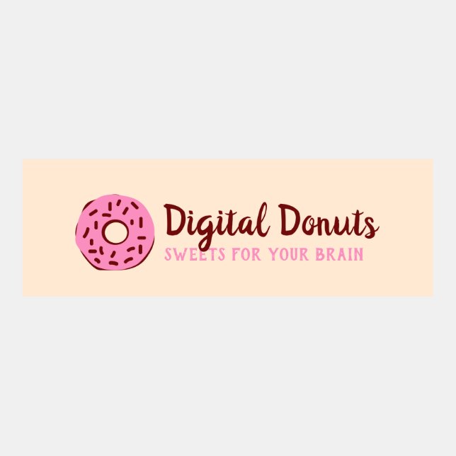 Modern Sweet Shop Logo Design Twitter Header (Front)