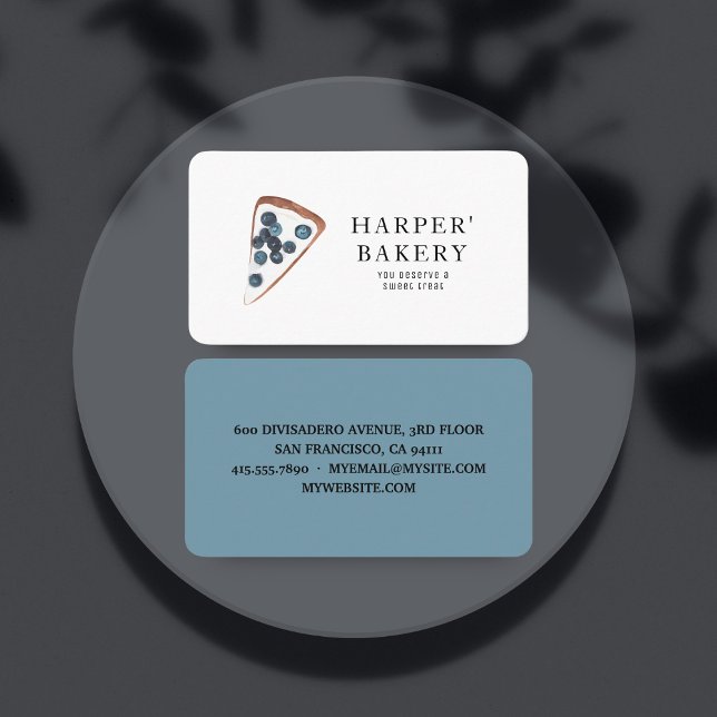 Modern Sweets Bakery Professional Business  Card (Creator Uploaded)