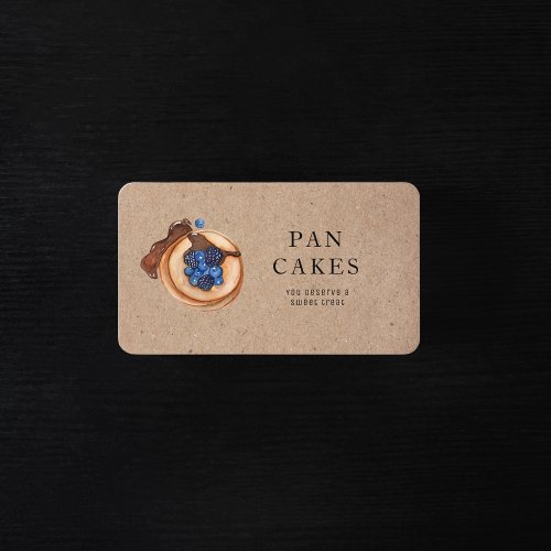 Modern Sweets Pancake Bakery Professional Business Business Card