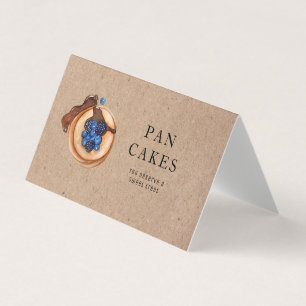 Modern Sweets Pancake Bakery Professional Business Card