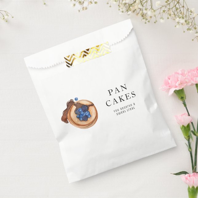 Modern Sweets Pancake Bakery Professional Business Favor Bag (Sealed)