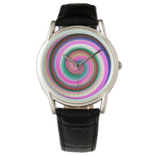Modern Swirl Abstract Art #25 Watch