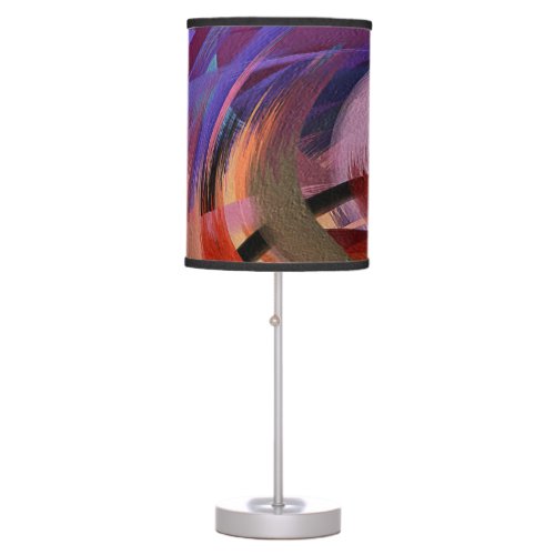 Modern Swirl Abstract Art 31 Table Lamp