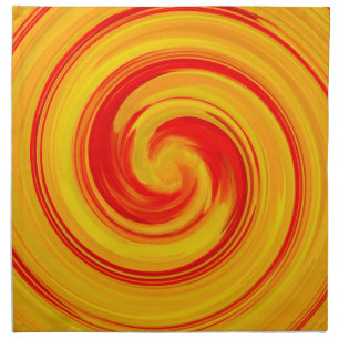 Modern Swirl Abstract Art #32 Napkin