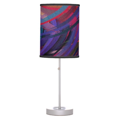 Modern Swirl Abstract Art 33 Table Lamp