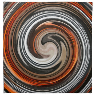 Modern Swirl Abstract Art #34 Napkin