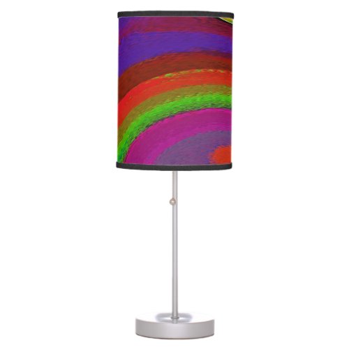 Modern Swirl Abstract Art 56 Table Lamp