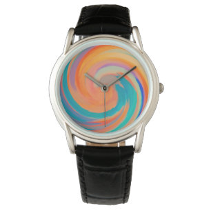 Modern Swirl Abstract Art #58 Watch