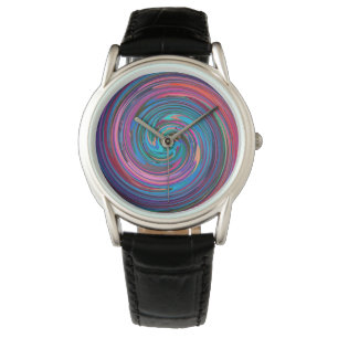 Modern Swirl Abstract Art #71 Watch