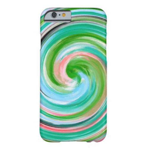 Modern Swirl Abstract Art Barely There iPhone 6 Case