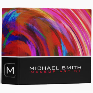 Modern Swirl Abstract Elegant Professional #26 3 Ring Binder