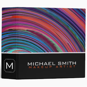 Modern Swirl Abstract Elegant Professional #45 Binder