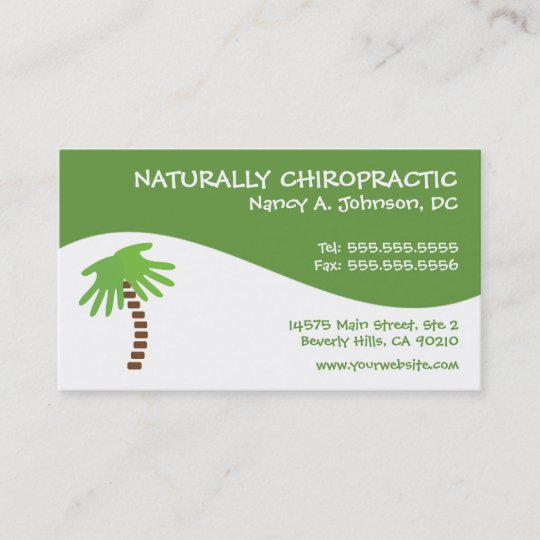 Modern Swirl Chiropractic Business Cards
