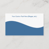 Modern Swirl Chiropractic Business Cards (Back)