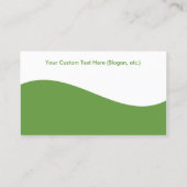 Modern Swirl Chiropractic Business Cards (Back)