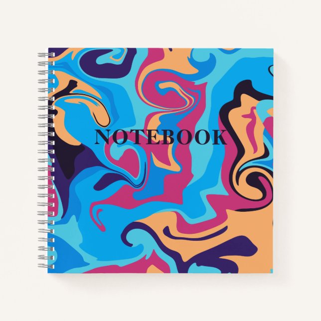 Modern Swirl Notebook (Front)